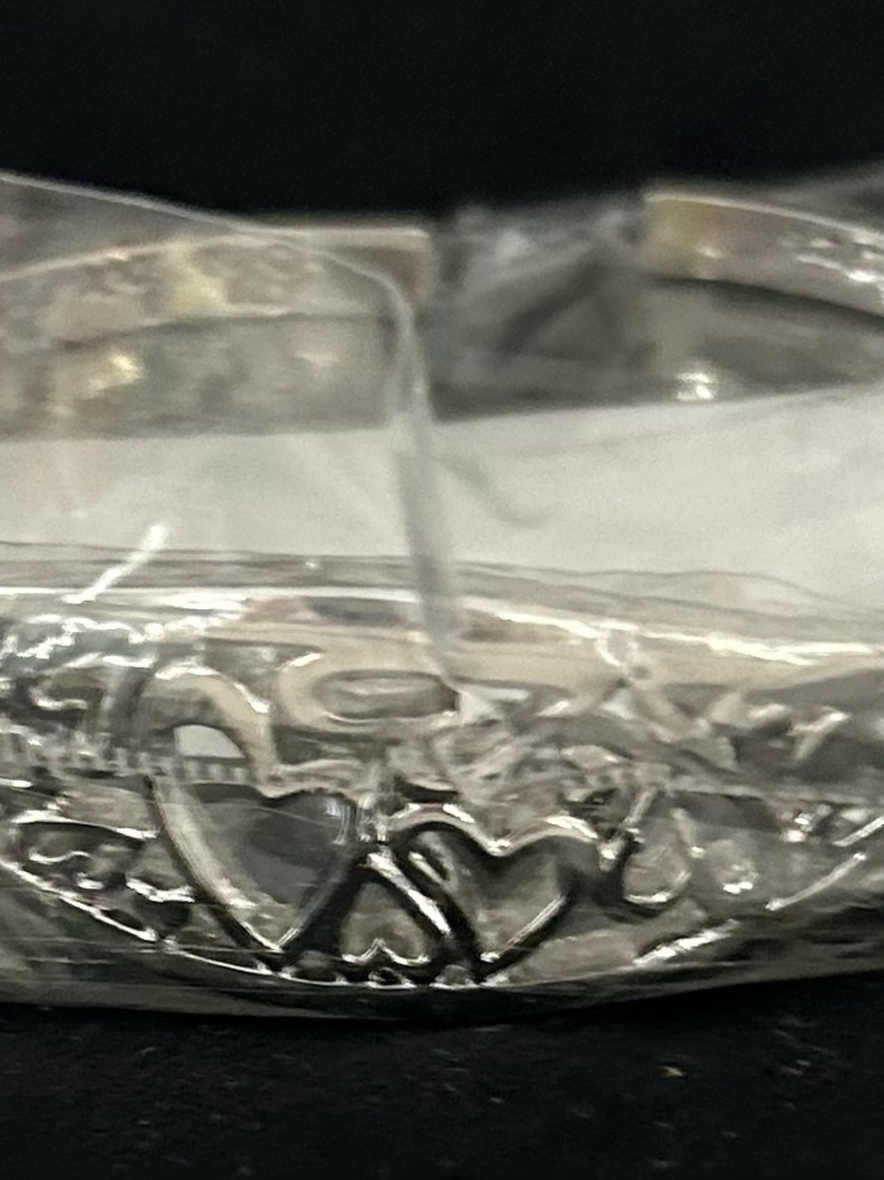 Silver Heart  Cuff Bracelet -  Women Jewelry With inscription